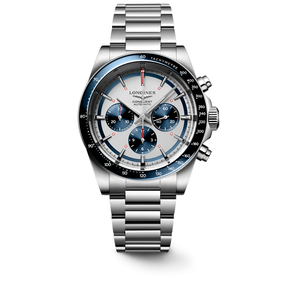 Orologio Longines Uomo CONQUEST CHRONOGRAPH in Acciaio L38354986 - L38354986